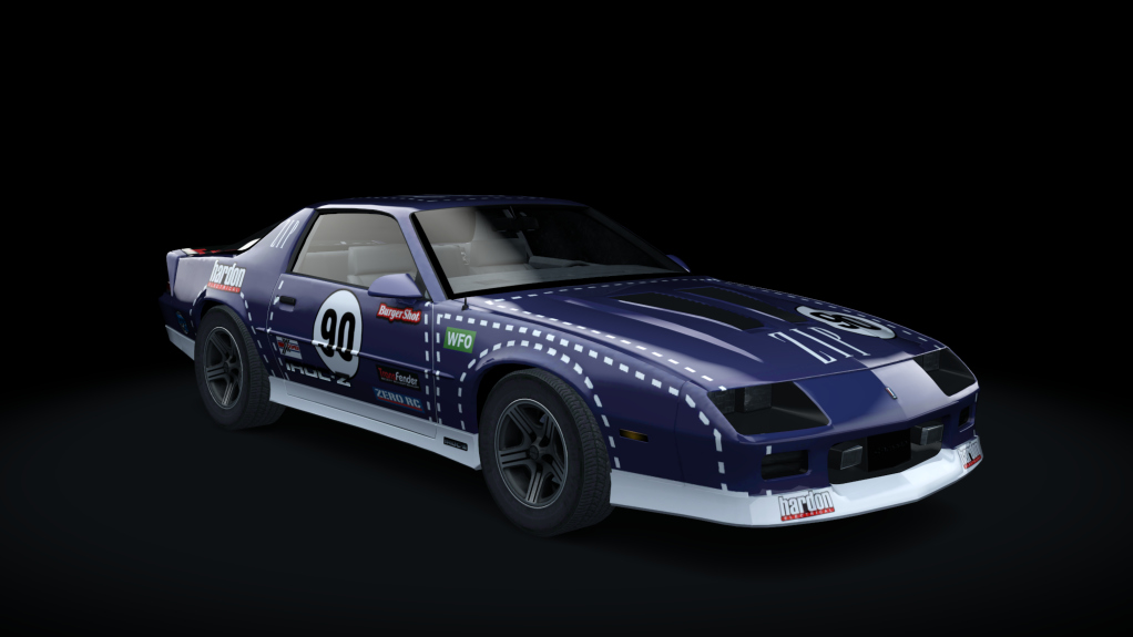 Chevrolet Camaro IROC-Z 1990, skin livery_1