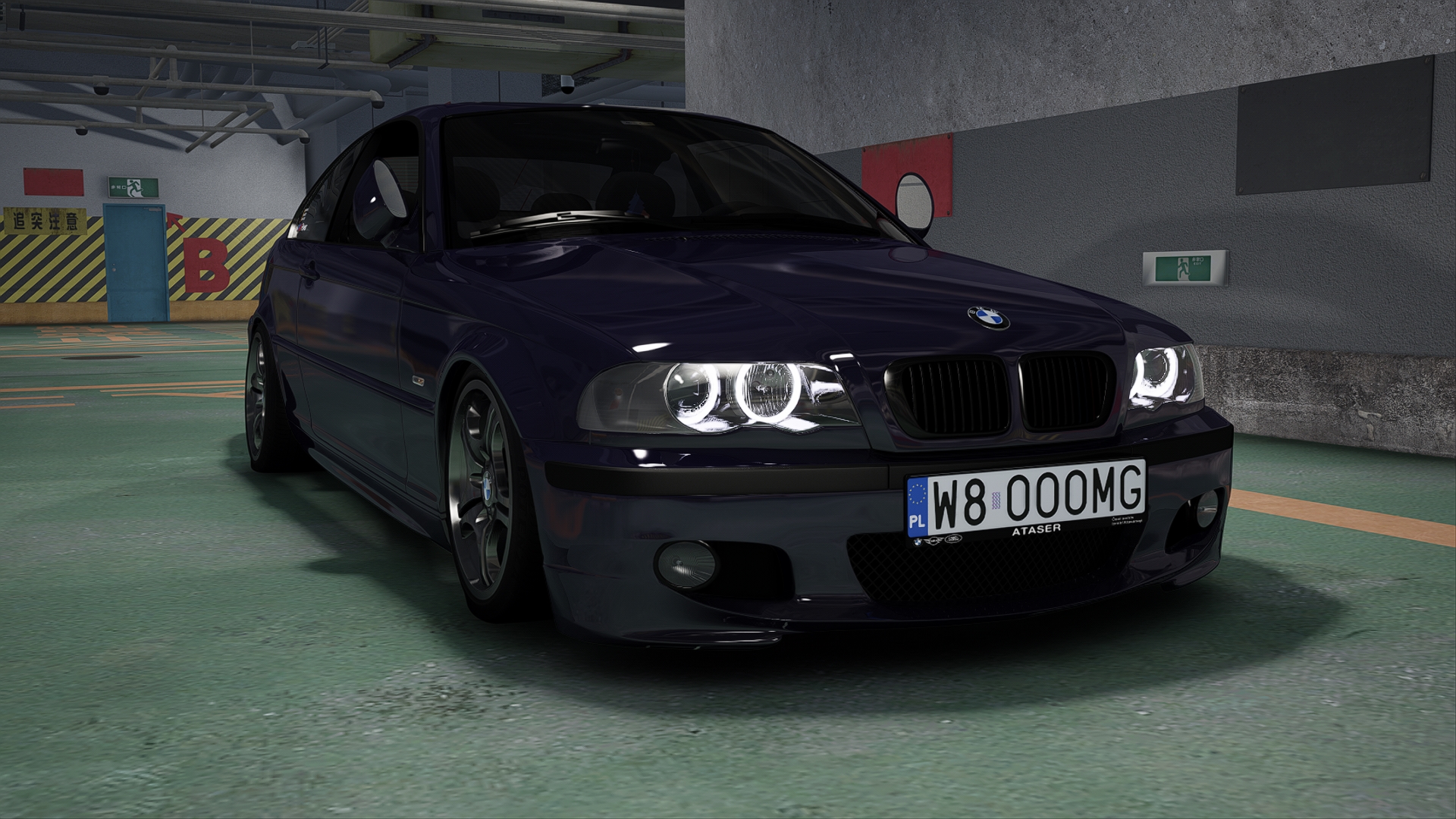 BMW 330Ci E46, skin 0-(BMW Individual) Techno Violet