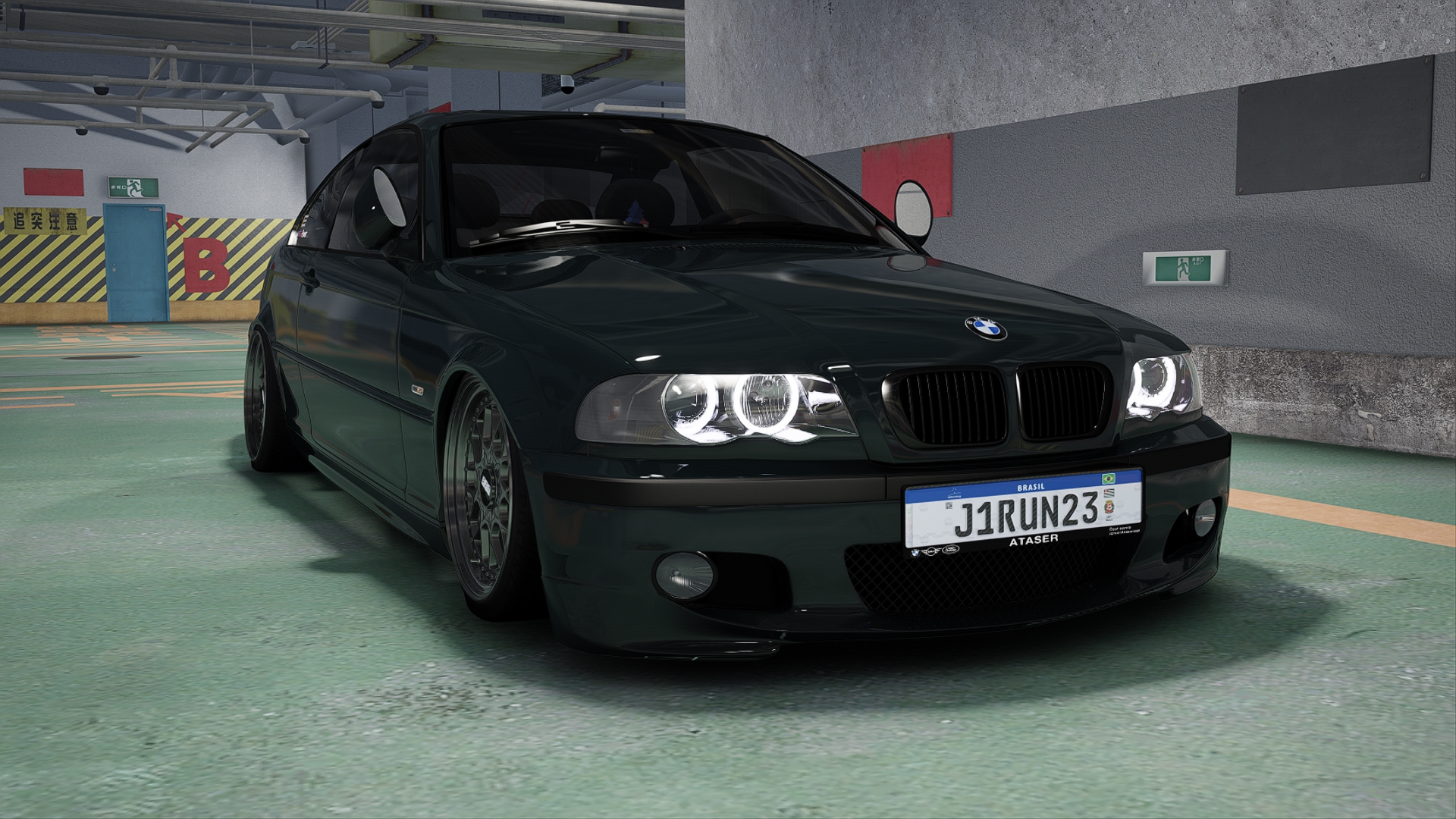 BMW 330Ci E46, skin 12-Oxford Green Metallic-Brazilian