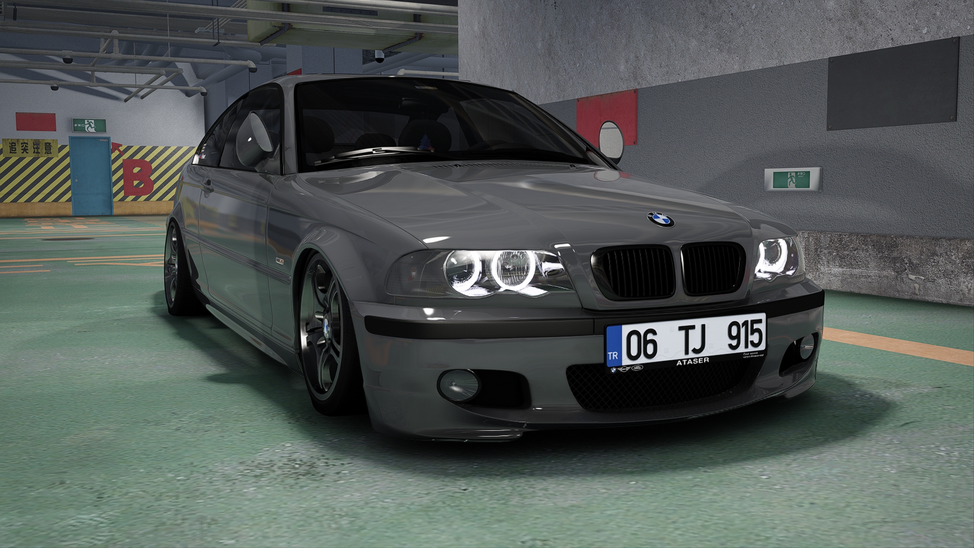 BMW 330Ci E46, skin 19-Steel Grey