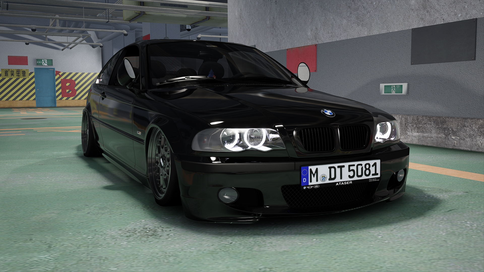 BMW 330Ci E46, skin 9-Jet Black -Germany