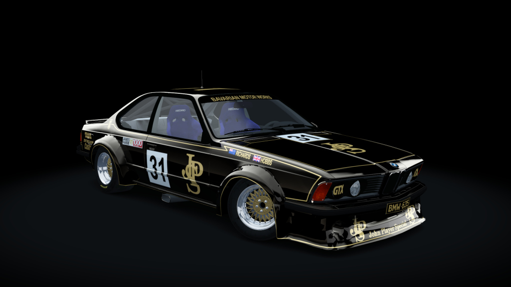 ATCC GrpC BMW 635csi(V2), skin 1982 Bathurst - Richards-Hobbs #31