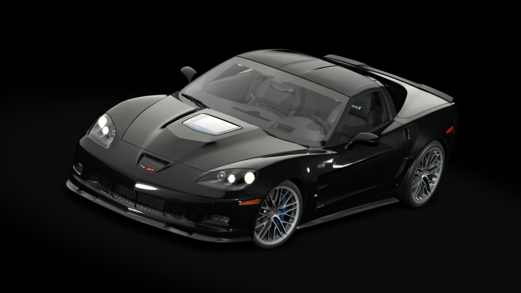 Chevrolet Corvette ZR1, skin black