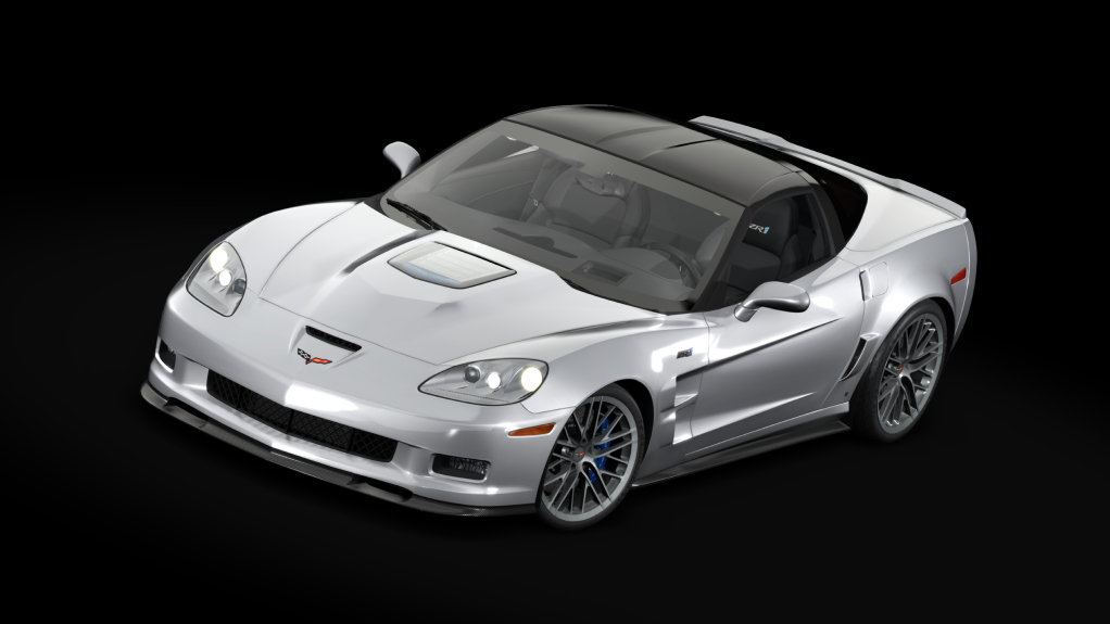 Chevrolet Corvette ZR1, skin blade_silver_metallic