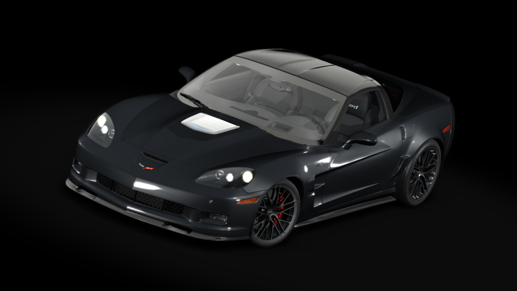 Chevrolet Corvette ZR1, skin bz_black_matt
