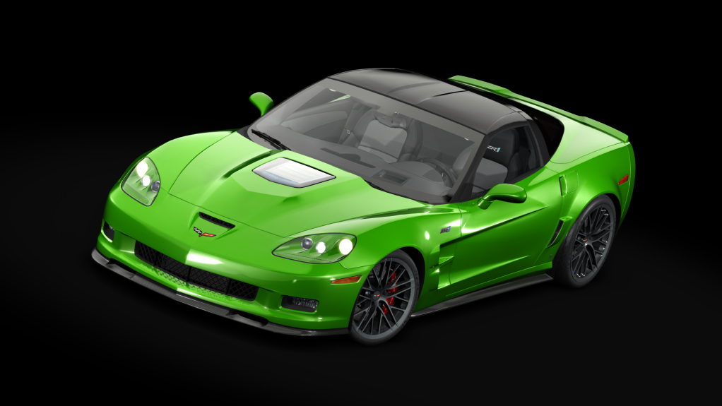 Chevrolet Corvette ZR1, skin bz_kryptonite_green