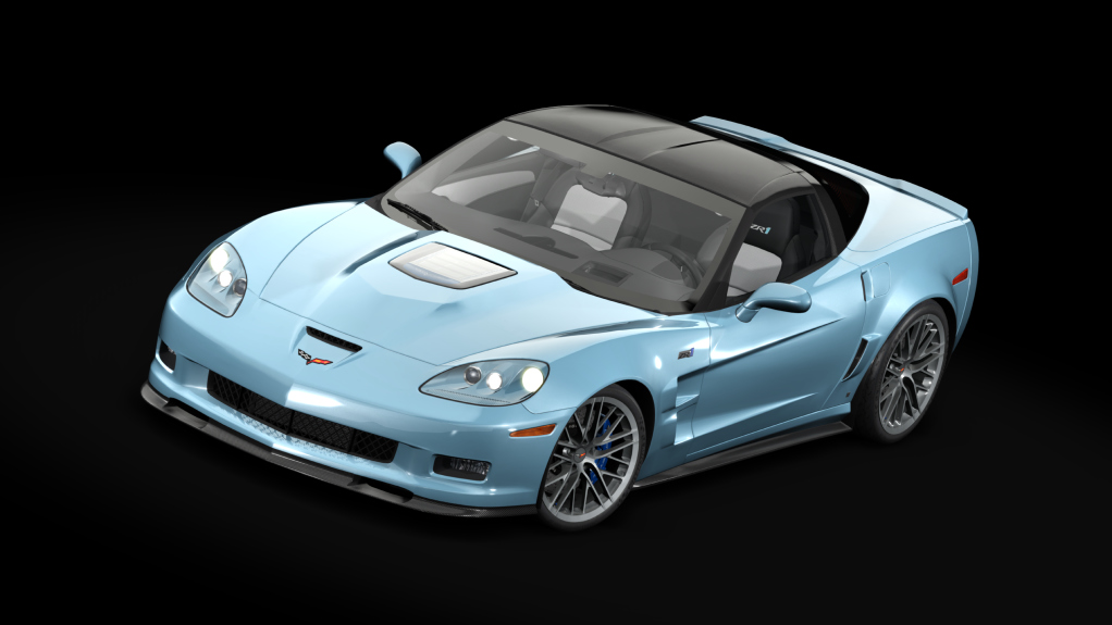 Chevrolet Corvette ZR1, skin carlisle_blue_metallic