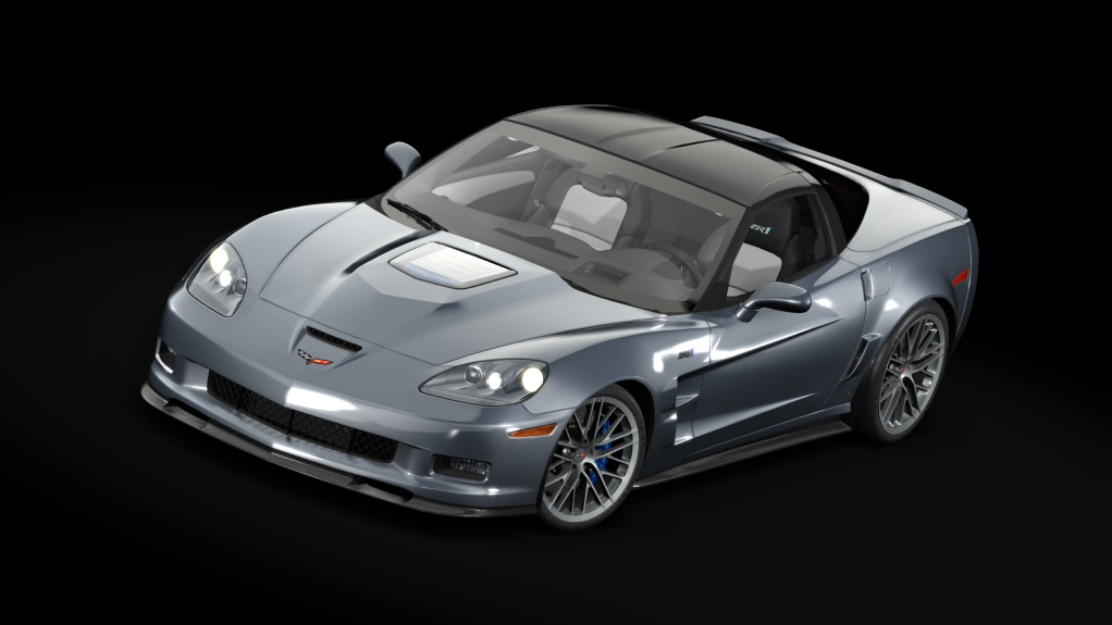 Chevrolet Corvette ZR1, skin cyber_grey_metallic
