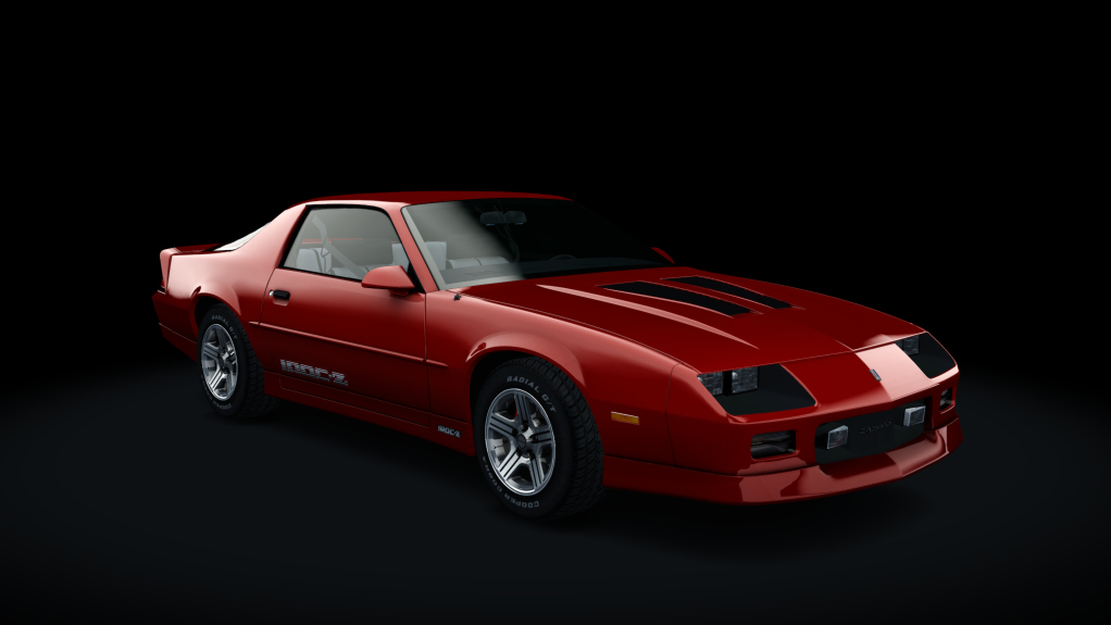 Chevrolet Camaro Iroc-Z 1990, skin bright_red