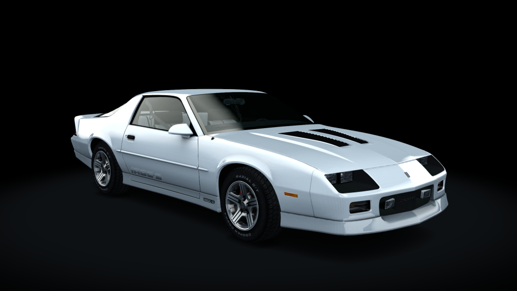 Chevrolet Camaro Iroc-Z 1990, skin white