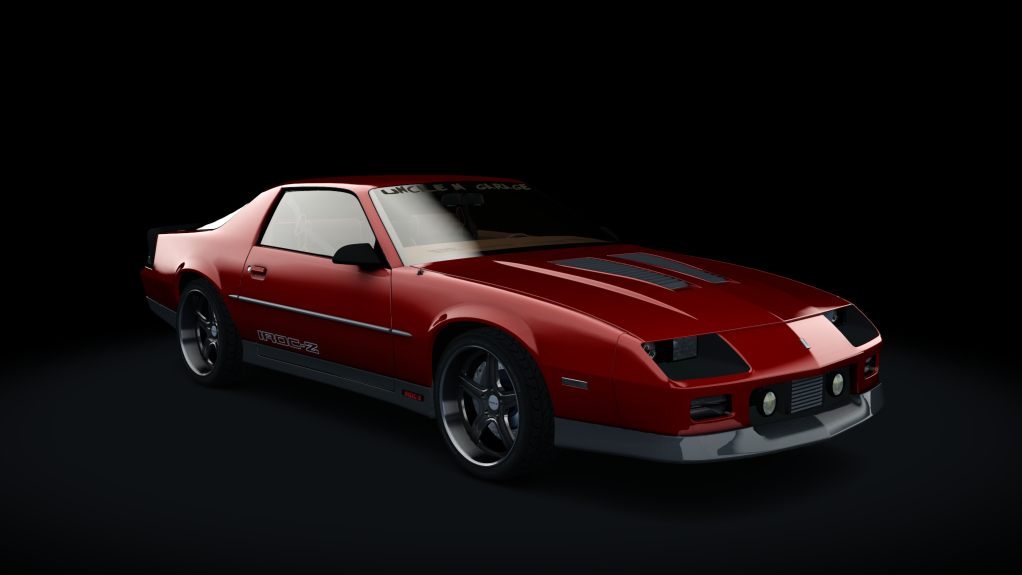 1990 Chevrolet Camaro Iroc-Z Tuned, skin bright_red