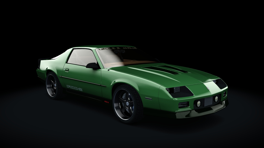 1990 Chevrolet Camaro Iroc-Z Tuned, skin light_green