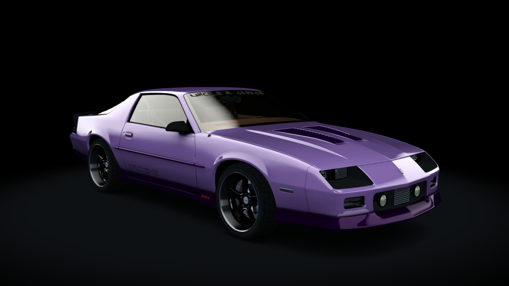 1990 Chevrolet Camaro Iroc-Z Tuned, skin pink