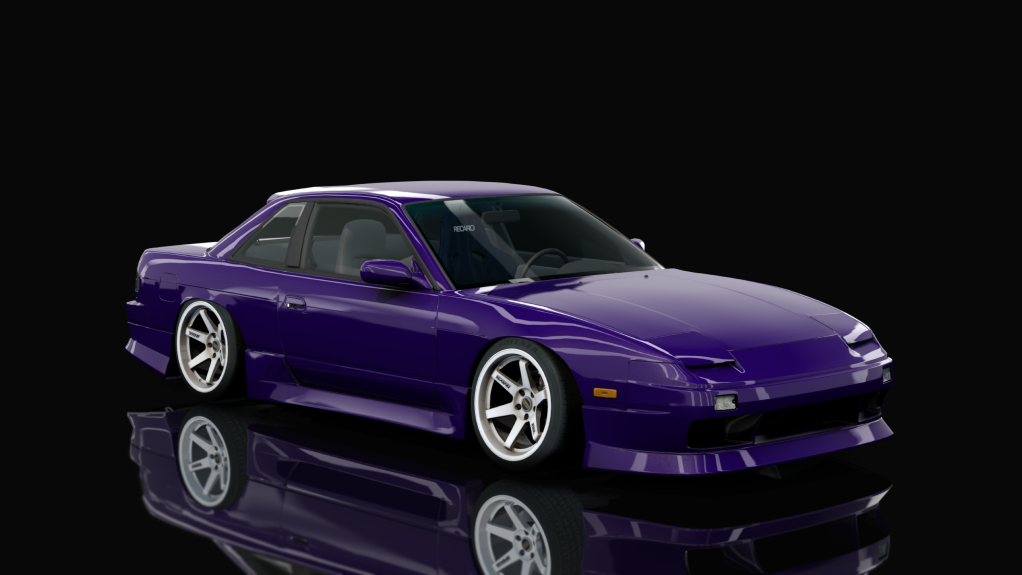 DWG Nissan 240sx Coupe KA24DET, skin Purple