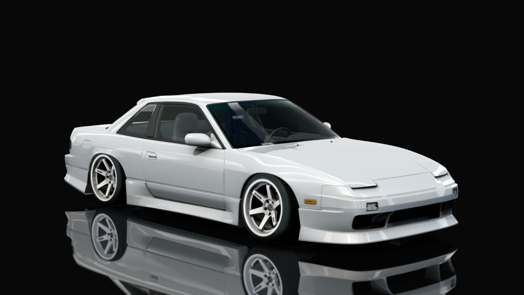 DWG Nissan 240sx Coupe KA24DET, skin Super_White