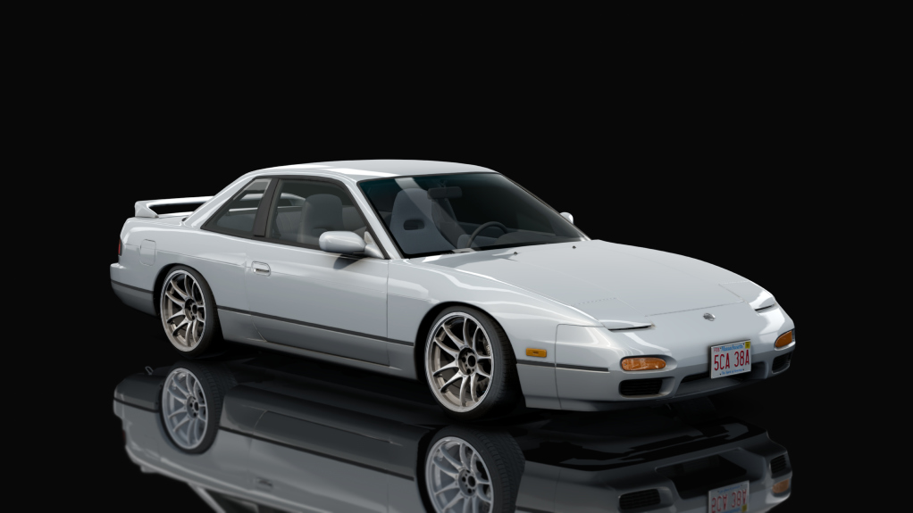 DWG Nissan 240sx Coupe, skin Two_Tone_Grey