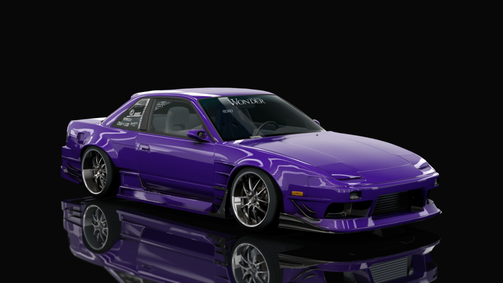 DWG Nissan 240sx Car Modify Wonder, skin Burple