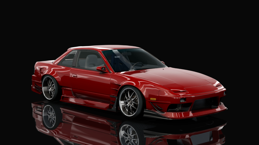 DWG Nissan 240sx Car Modify Wonder, skin Cherry Red