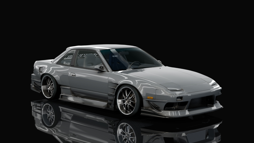 DWG Nissan 240sx Car Modify Wonder, skin Gunmetal