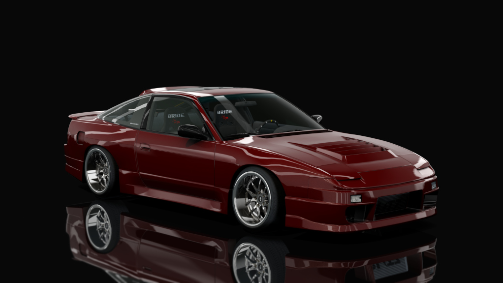 DWG Nissan 240sx SR20, skin Blood Red