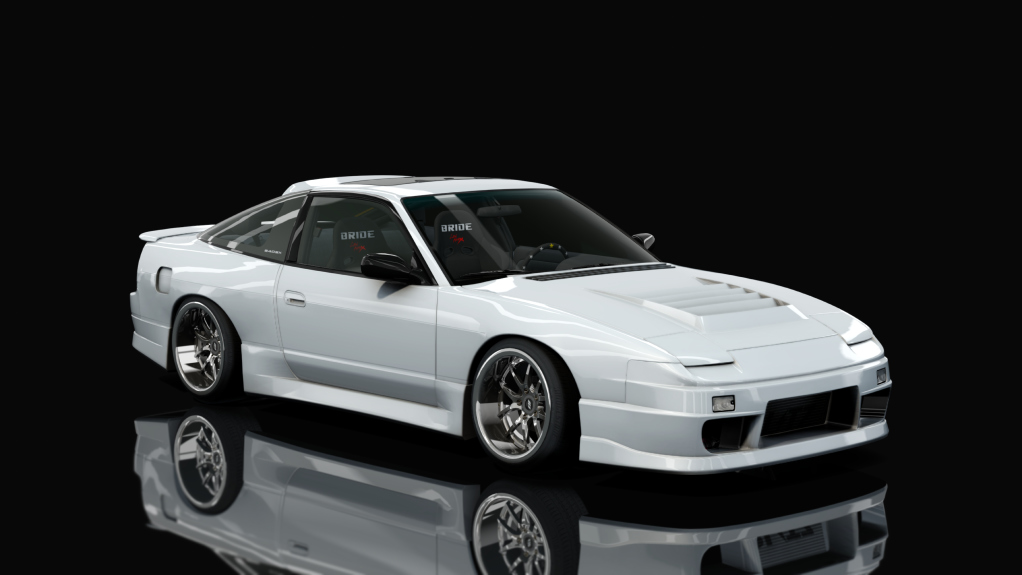 DWG Nissan 240sx SR20, skin White Pearl