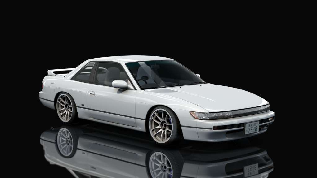 DWG Nissan Silvia PS13, skin Super_White