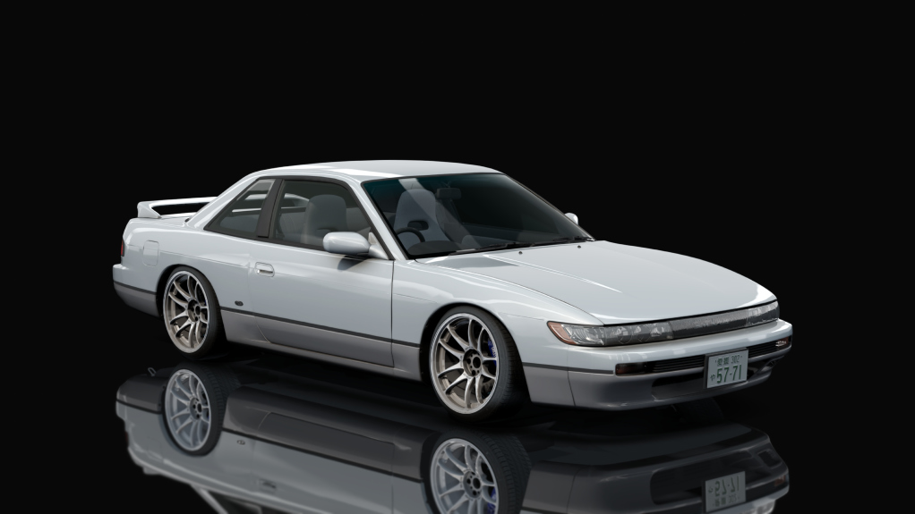 DWG Nissan Silvia PS13, skin Two_Tone_Grey