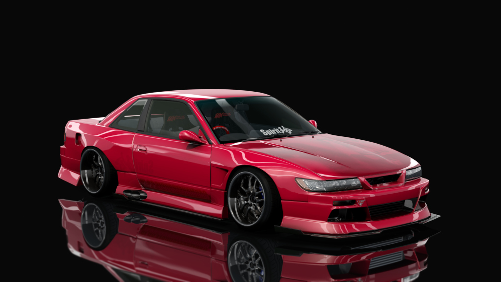 DWG Nissan Silvia PS13 Spirit Rei Miyabi, skin Chupa_Red