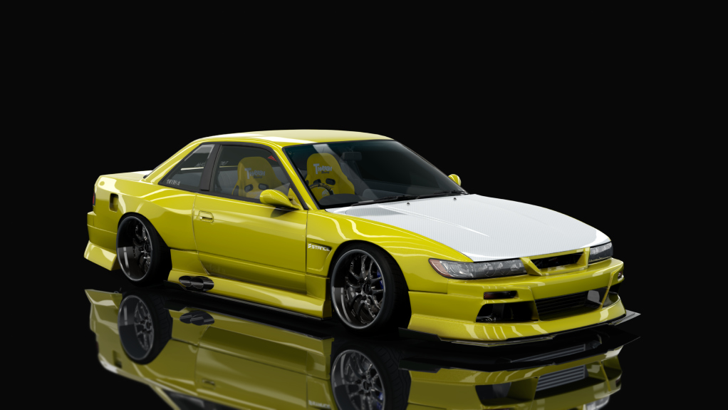 DWG Nissan Silvia PS13 Spirit Rei Miyabi, skin Phoenix_Yellow