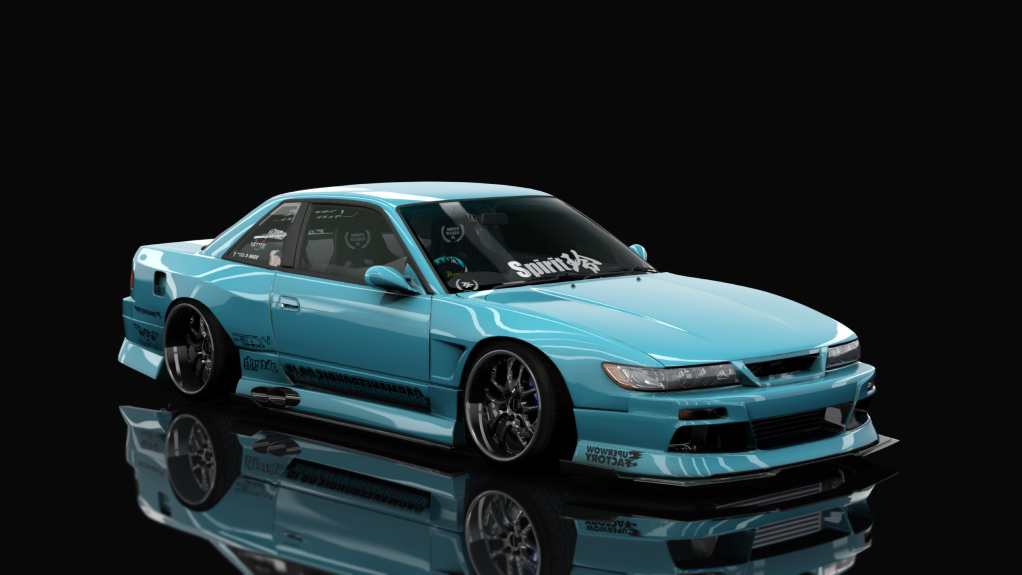 DWG Nissan Silvia PS13 Spirit Rei Miyabi, skin Tora_Blue