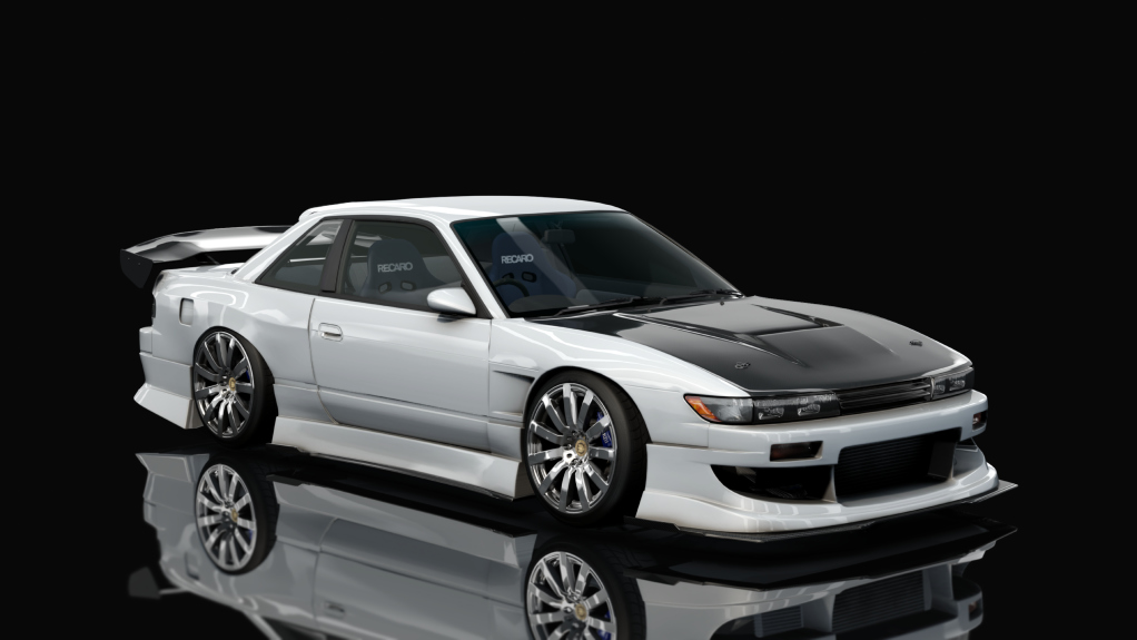 DWG Nissan Silvia PS13 Works 9, skin Super_White