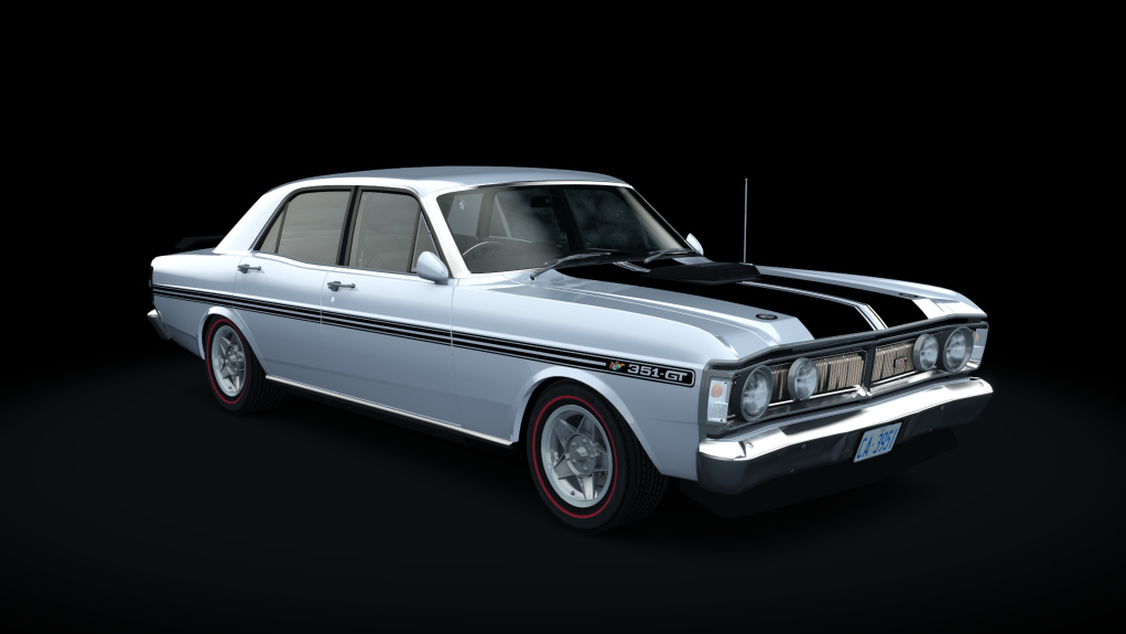 Ford Falcon XY GT 351 1971, skin ultra_white