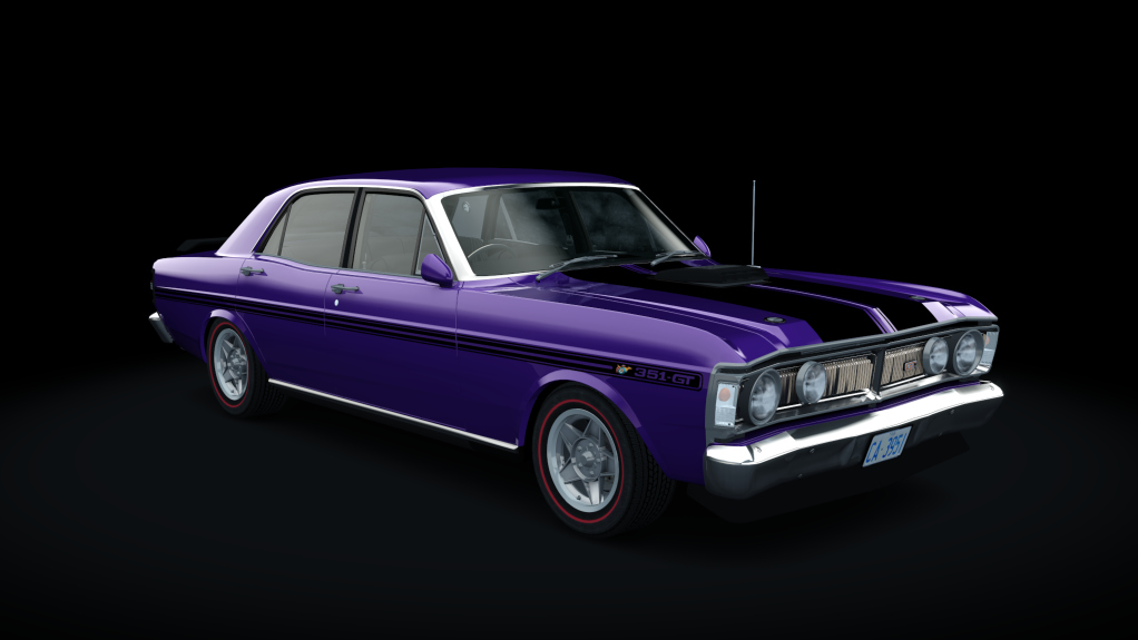 Ford Falcon XY GT 351 1971, skin wild_violet
