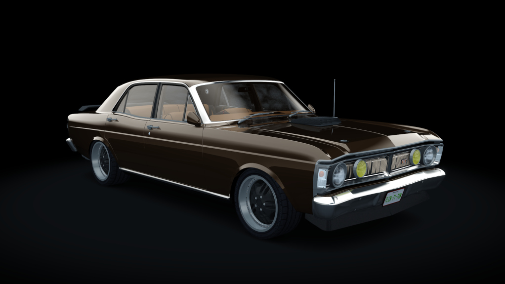 Ford Falcon XY GT 1971 Tuned, skin coffee