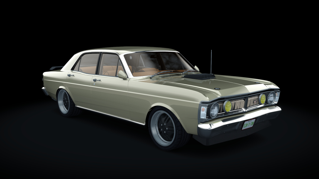 Ford Falcon XY GT 1971 Tuned, skin pearl