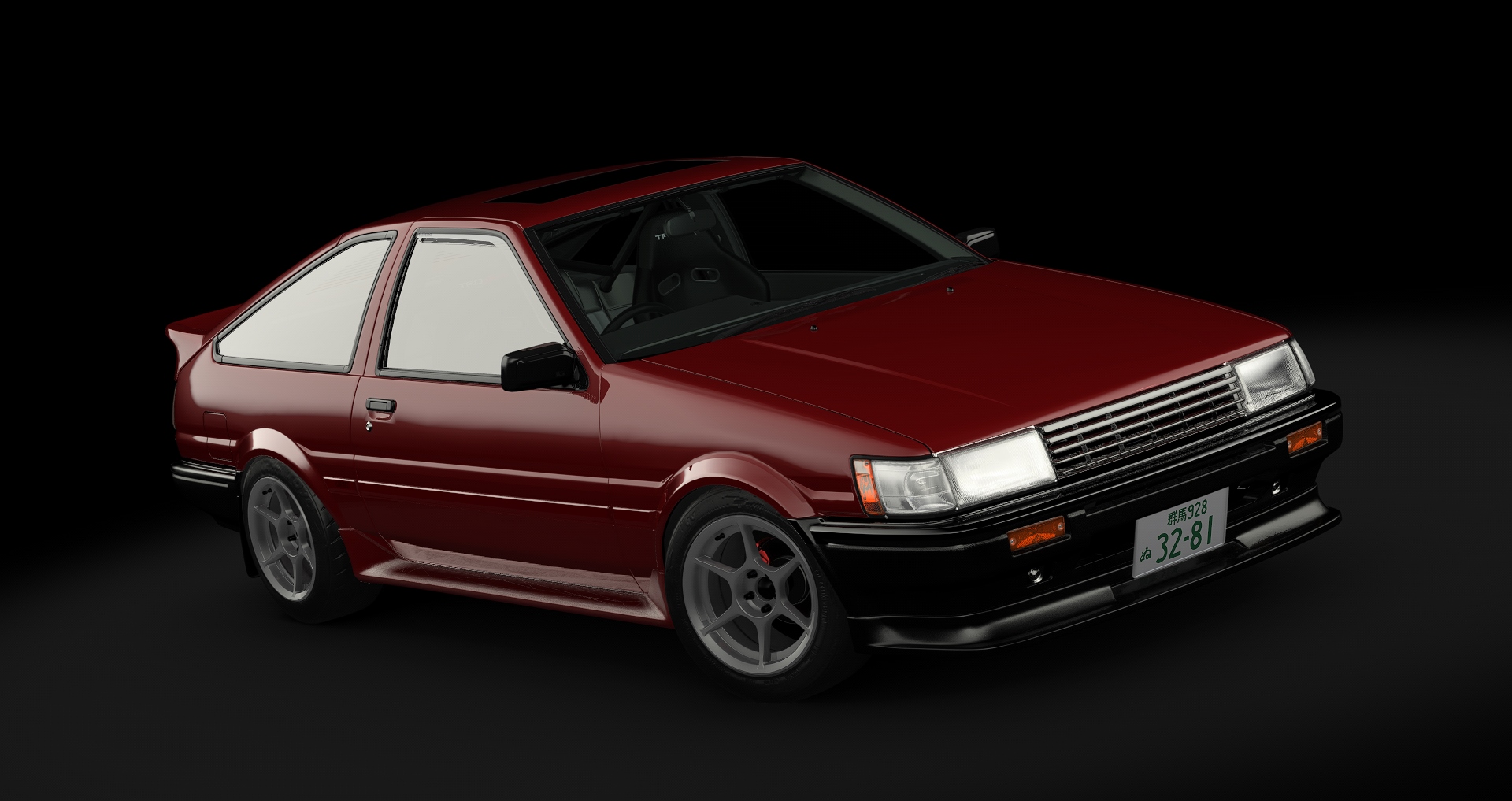 Toyota AE86 Tuned, skin 04_trd_86