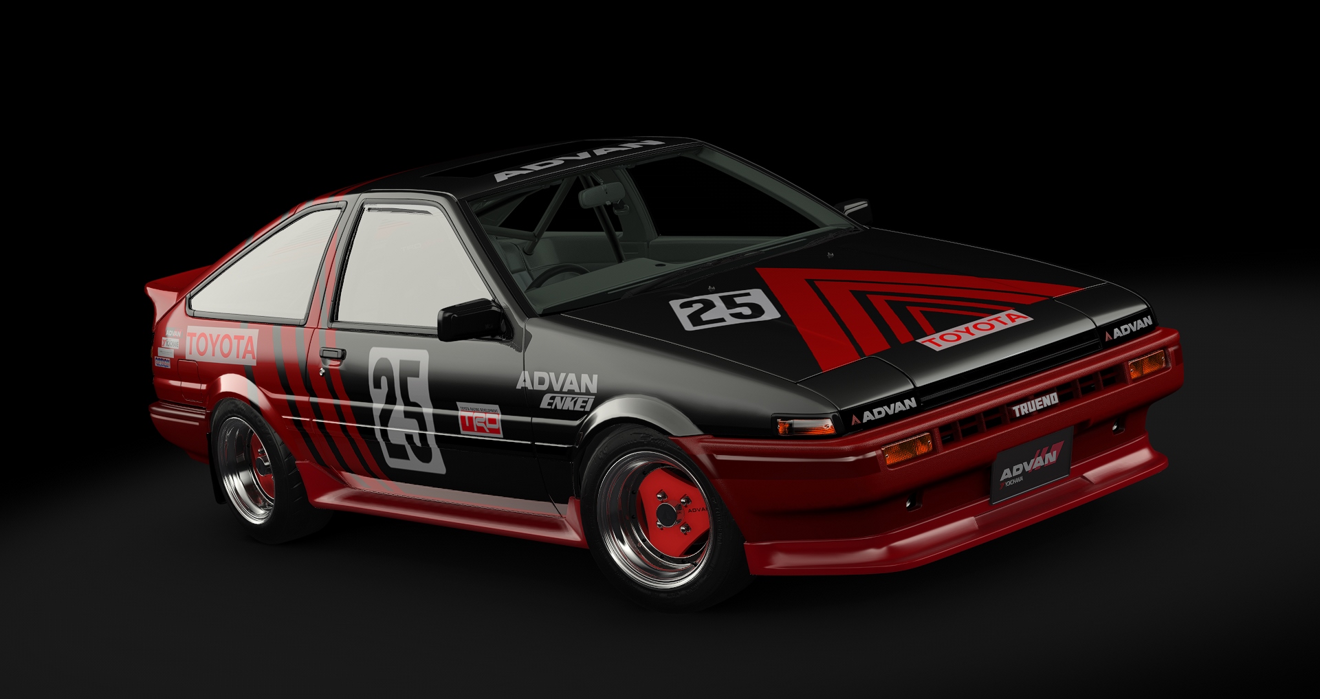 Toyota AE86 Tuned, skin 06_red