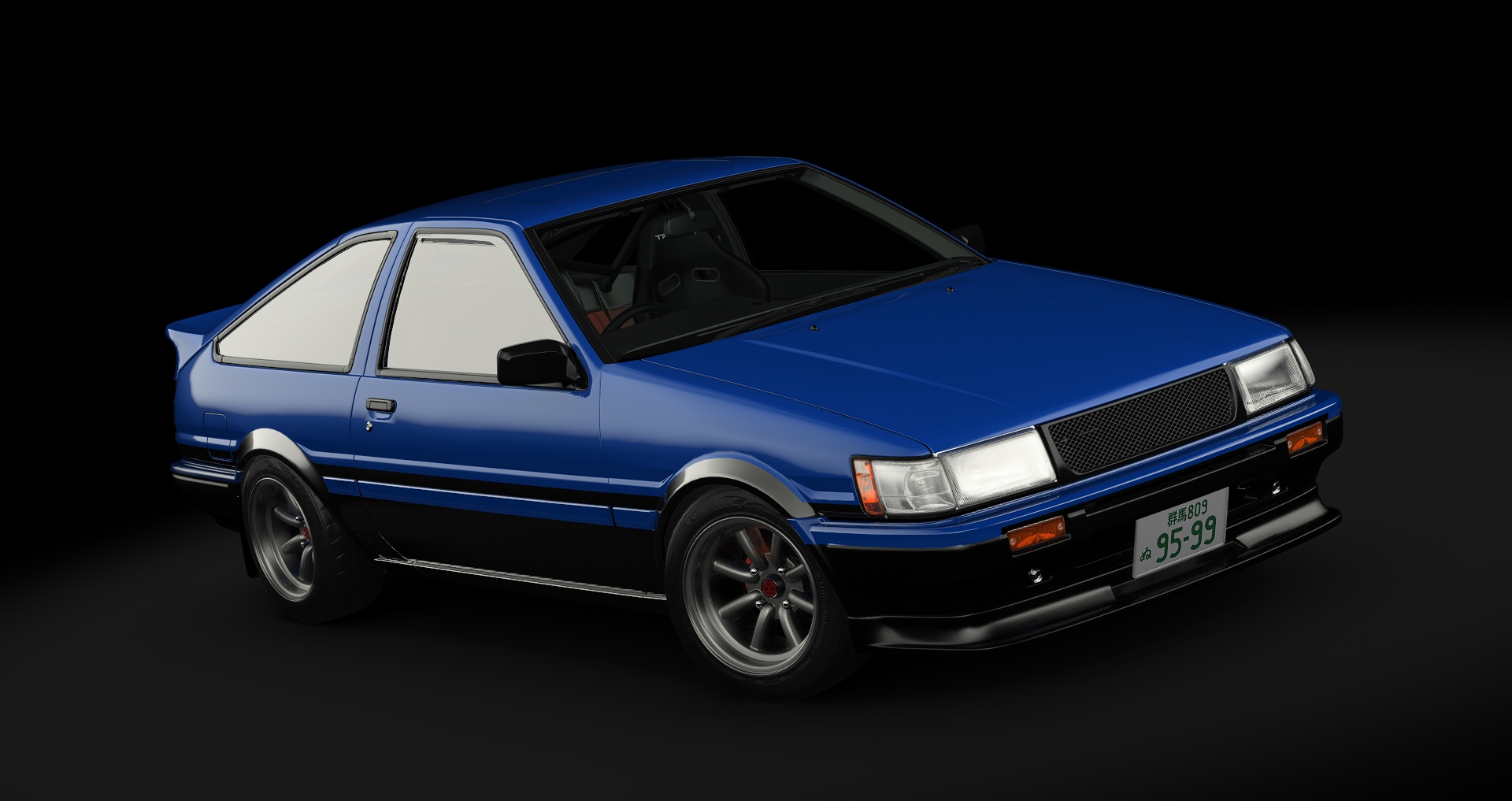 Toyota AE86 Tuned, skin KookieMonster