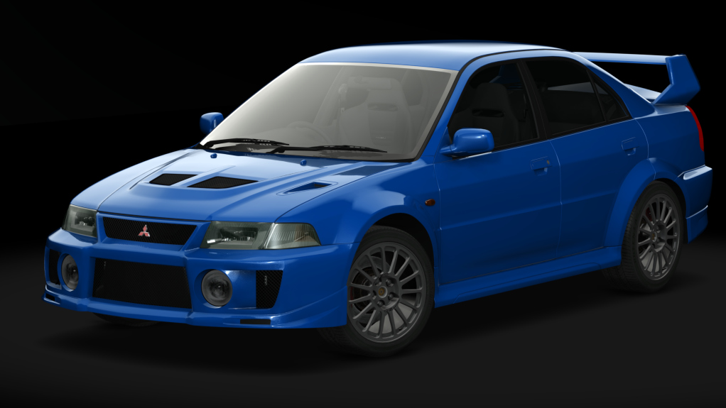 Mitsubishi Lancer Evolution V '98, skin Nayez Blue Pearl