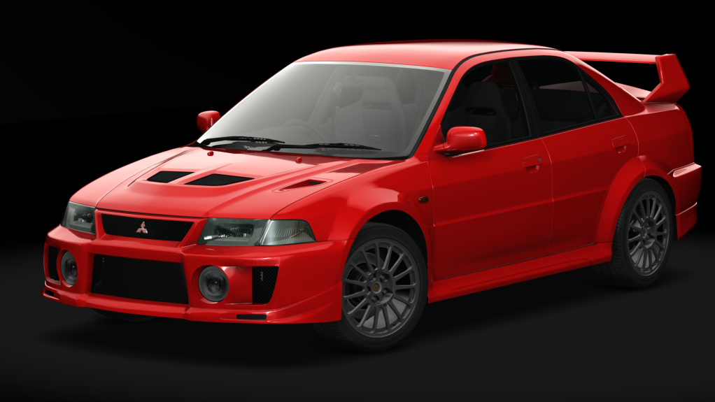 Mitsubishi Lancer Evolution V '98, skin Palma Red
