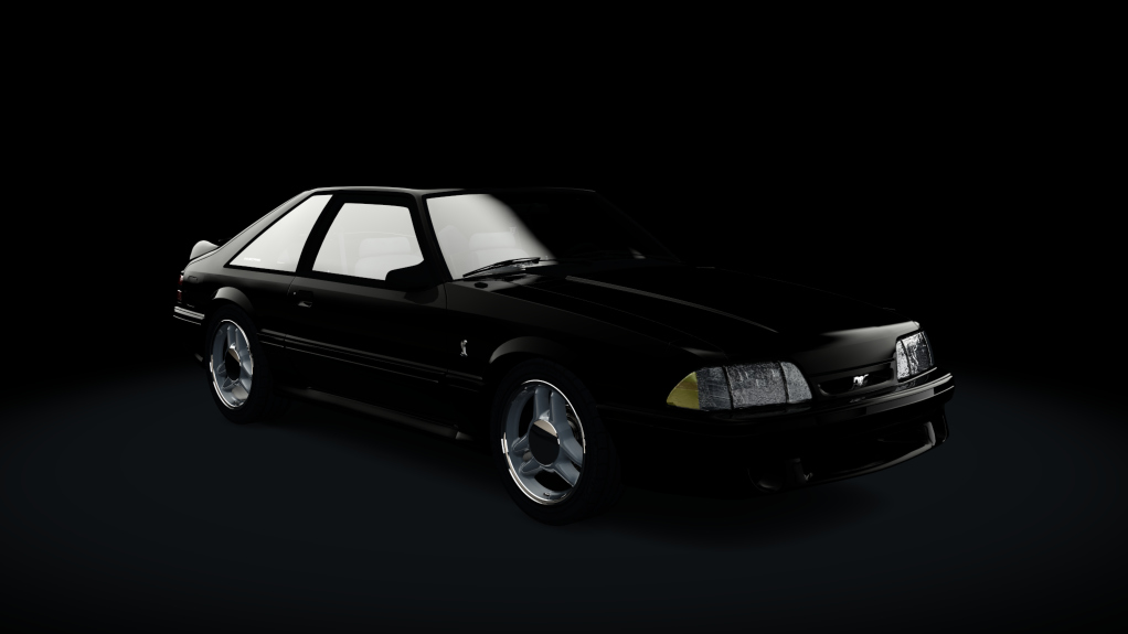 Ford Mustang SVT Cobra R, skin Black