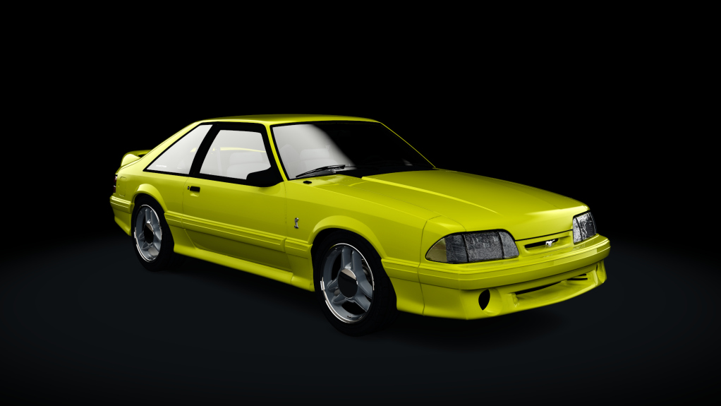 Ford Mustang SVT Cobra R, skin Yellow