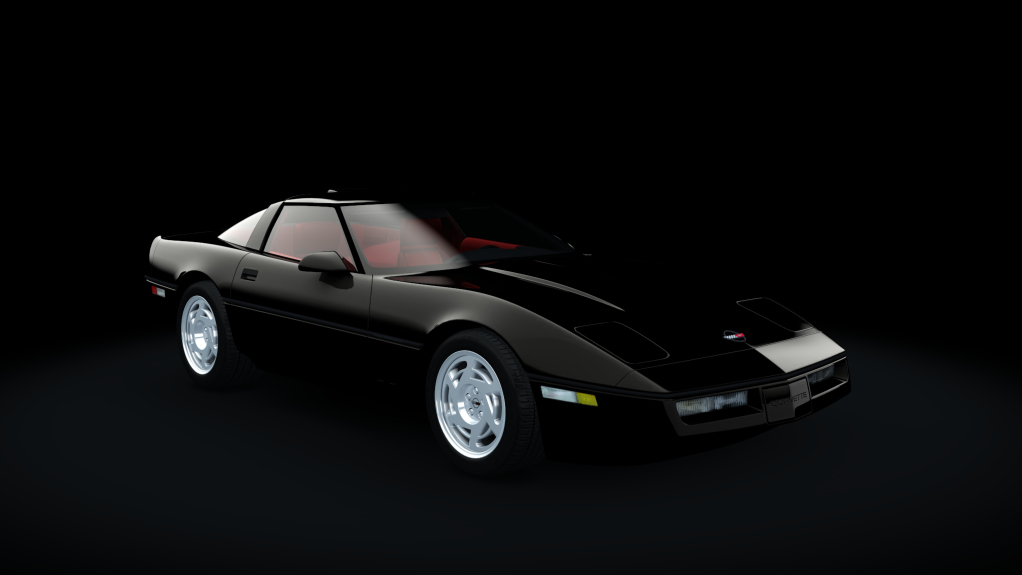 Chevrolet Corvette C4 ZR-1 - 1990, skin Black