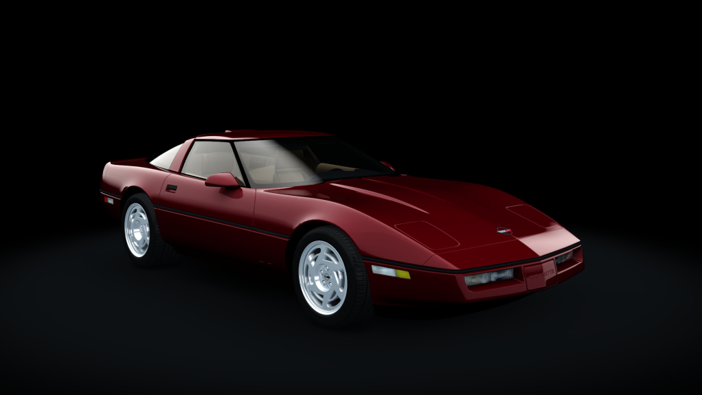 Chevrolet Corvette C4 ZR-1 - 1990, skin Dark_Red_Metallic