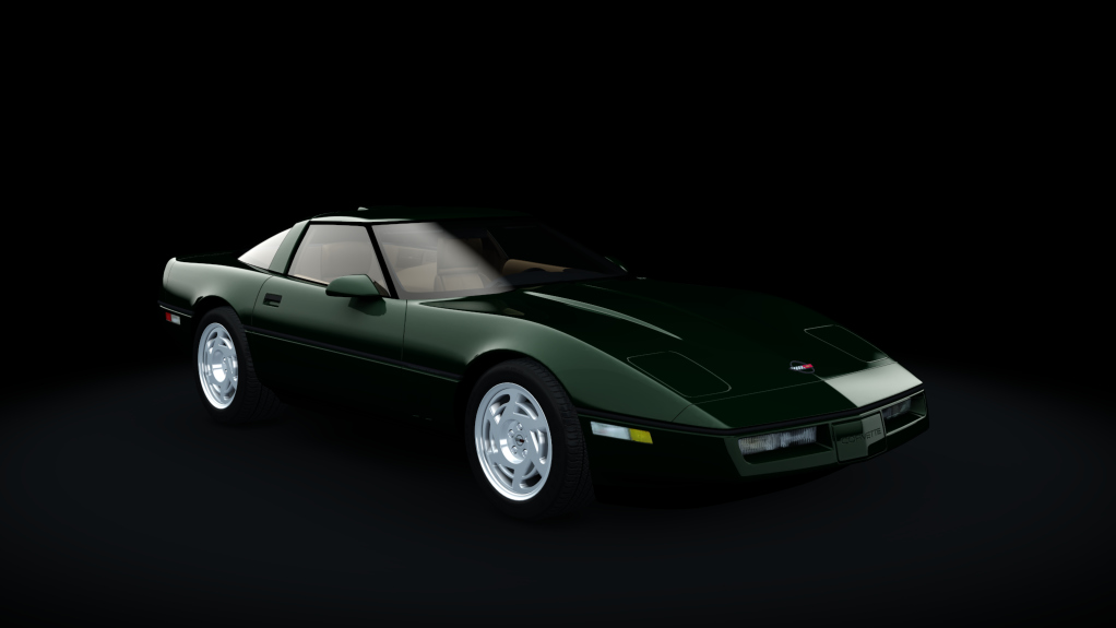 Chevrolet Corvette C4 ZR-1 - 1990, skin Polo_Green_Metallic