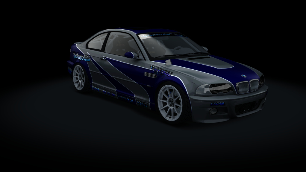 SRDL ProAM BMW M3 E46, skin NFS
