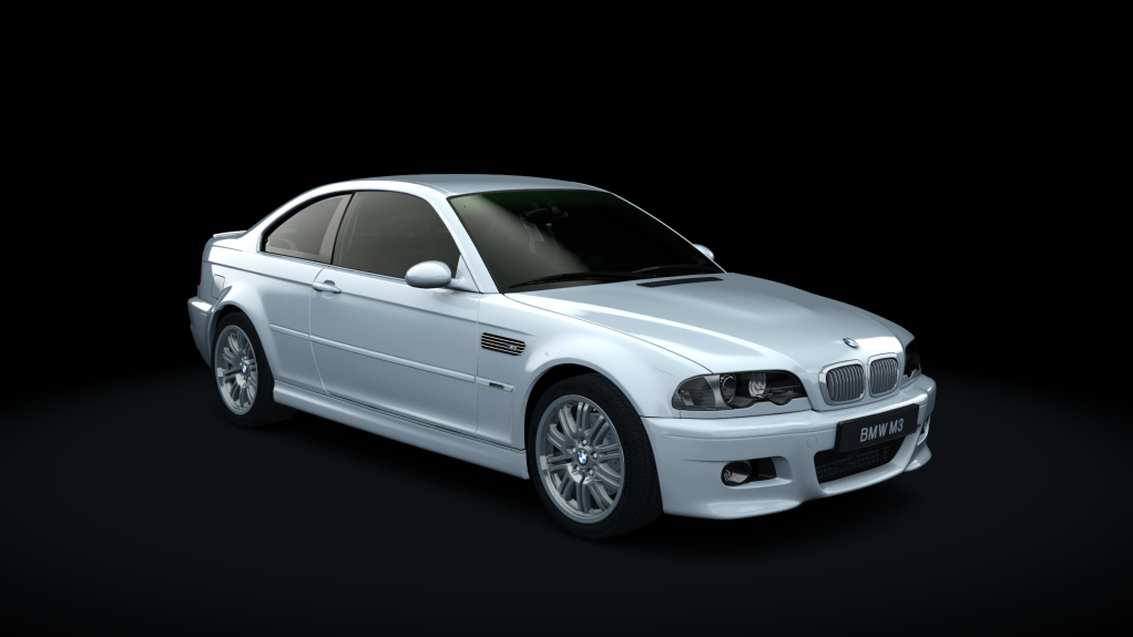 BMW M3 (E46), skin glacier_silver