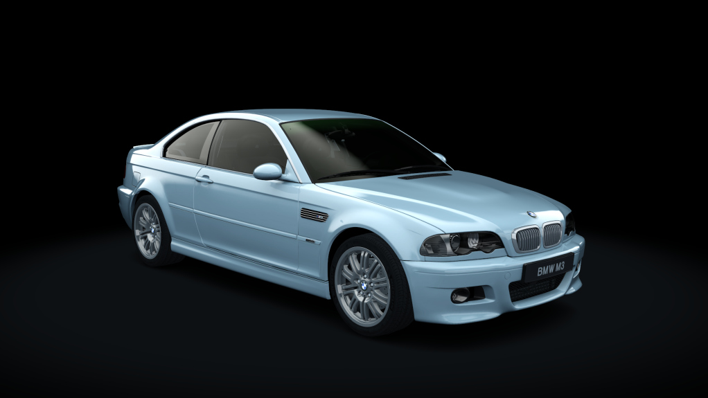 BMW M3 (E46), skin liquid_blue