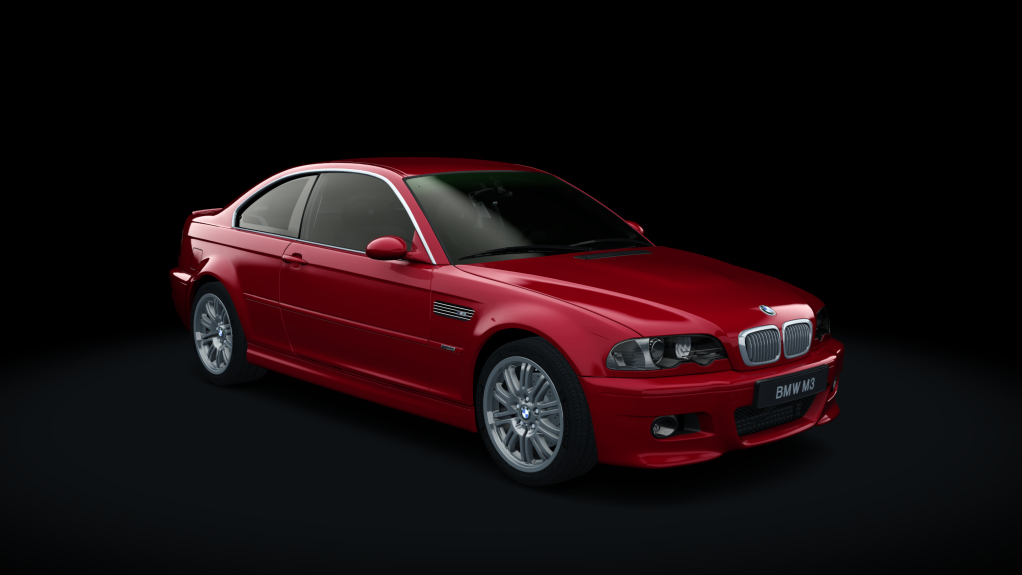 BMW M3 (E46), skin red